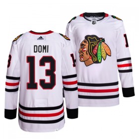 Chicago Blackhawks Hockeydrakt Max Domi 13 Hvit Adidas Authentic - Herre